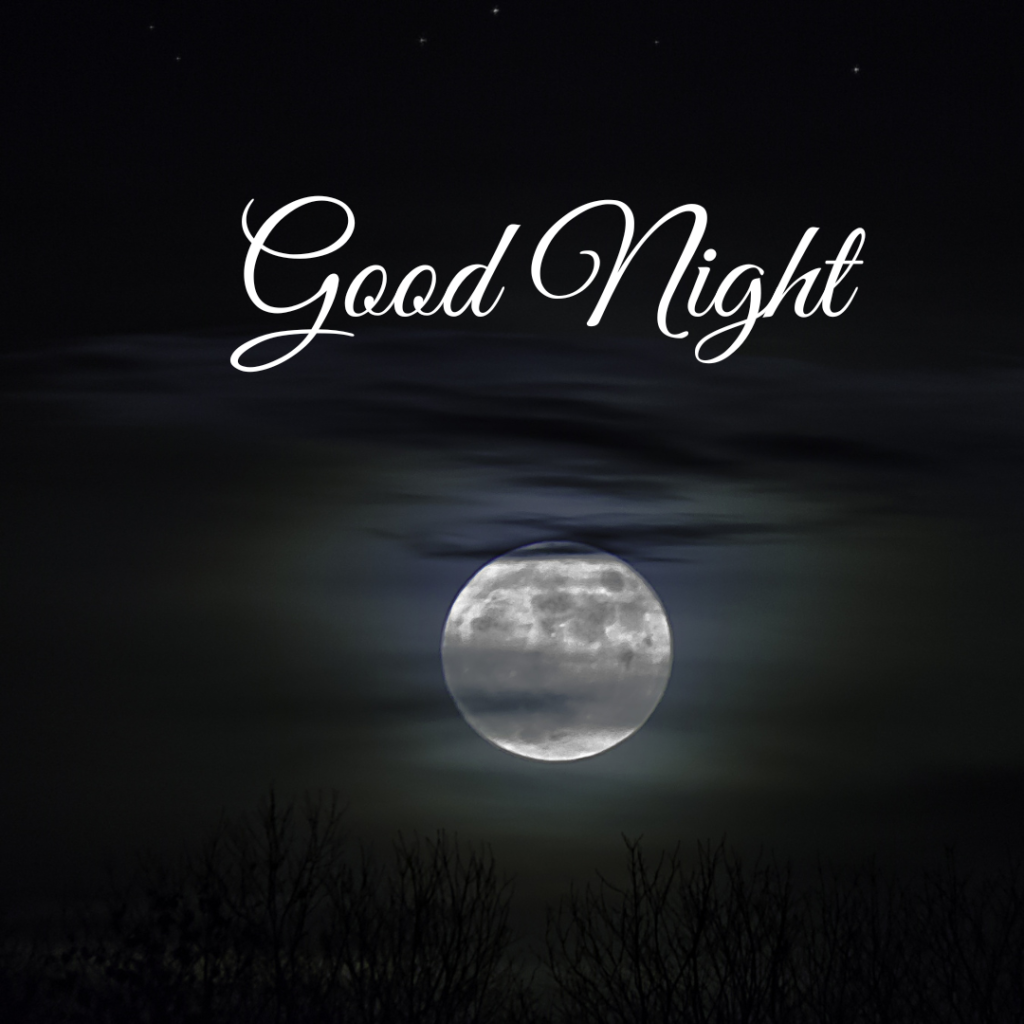 Good Night Images: The Perfect Way to Say Sleep Well 18 Mid Night Moon good night photo